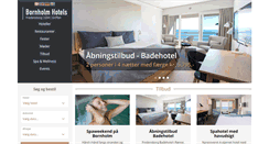 Desktop Screenshot of bornholmhotels.dk