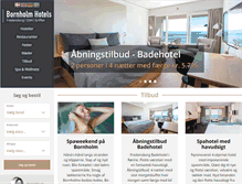 Tablet Screenshot of bornholmhotels.dk